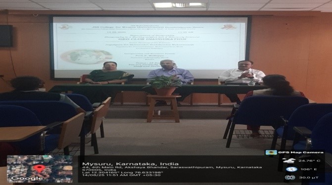 Inauguration of Geo Club – BHUMIKA 2025
